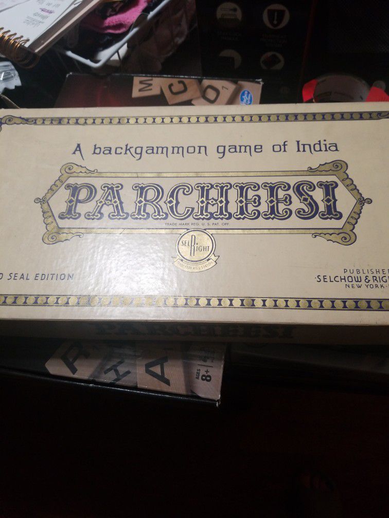 Vintage PARCHEESI board Game FREE