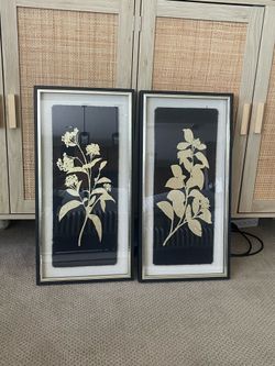 Modern Botanical Wall Art — Set of 2