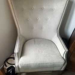 Elegant Wingback Chair 