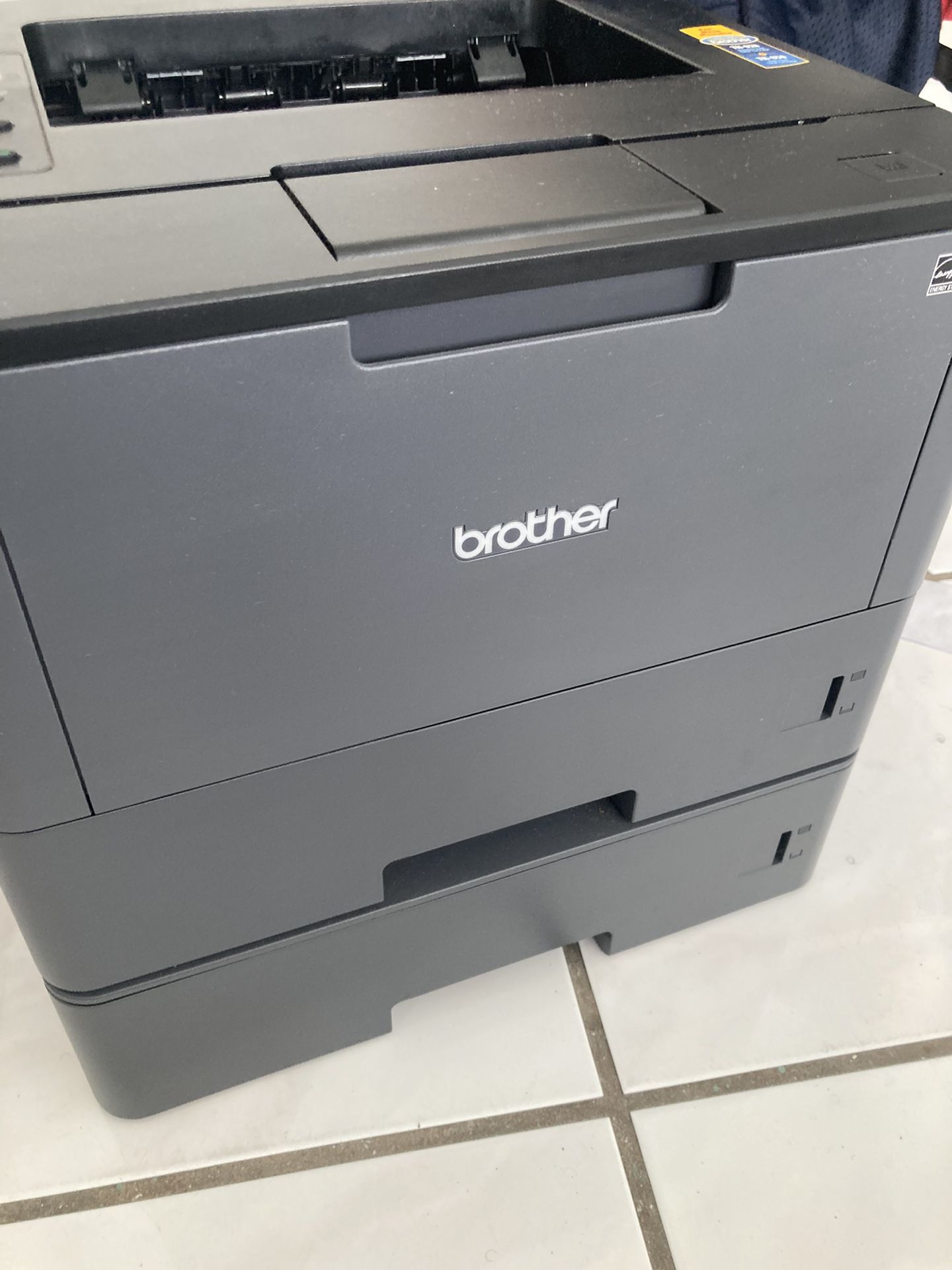 Brother Monochrome Laser Printer, HL-L5200DW, Wireless Networking, Mobile Printing, Duplex Printing