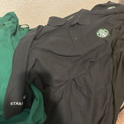 New Starbucks Polo Shirts 