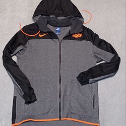 Oklahoma State Cowboys Nike Coat Jacket Size Large Barry Sanders Thurman 