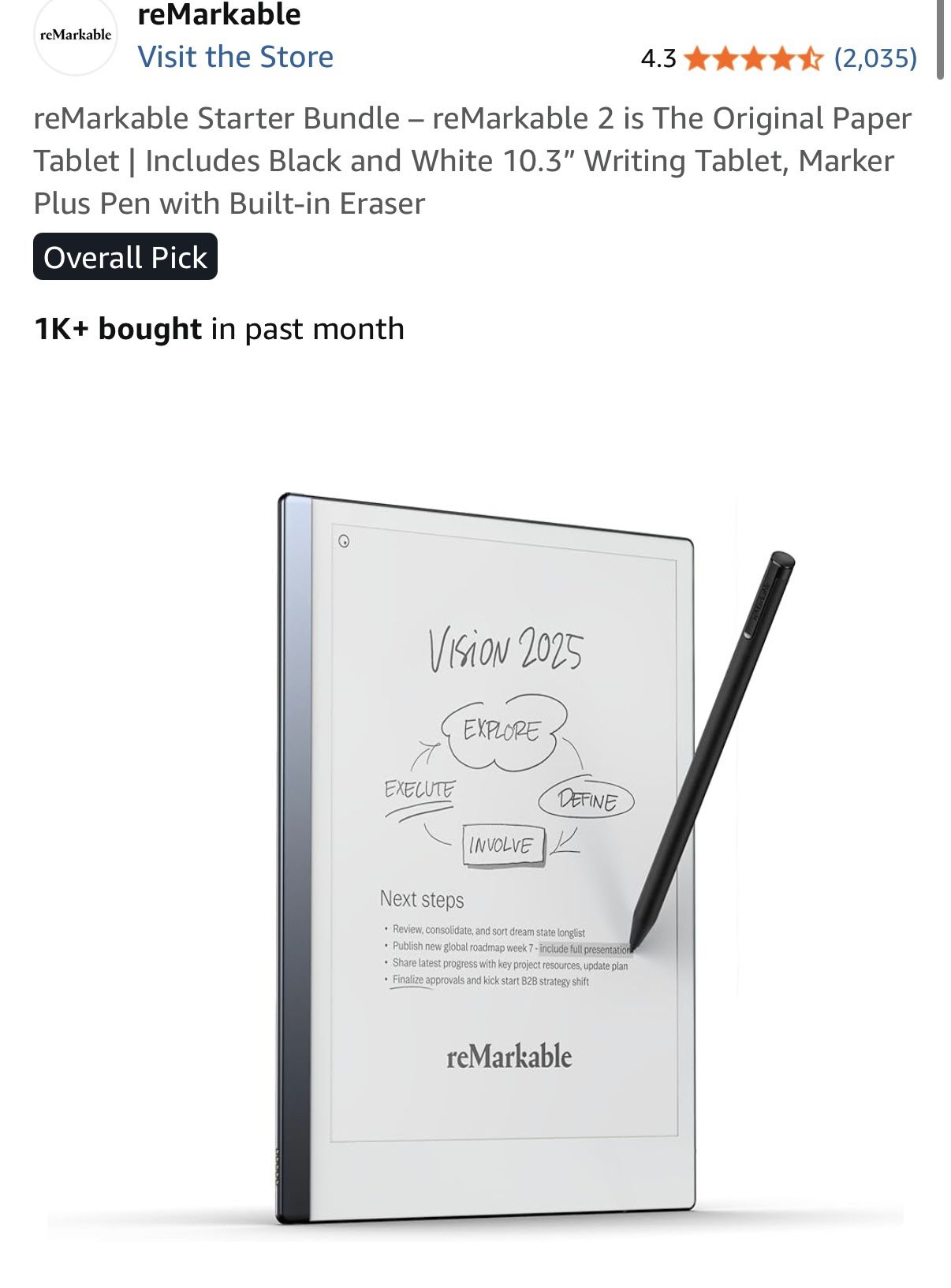 Remarkable 2 w/ Leather Keyboard Case