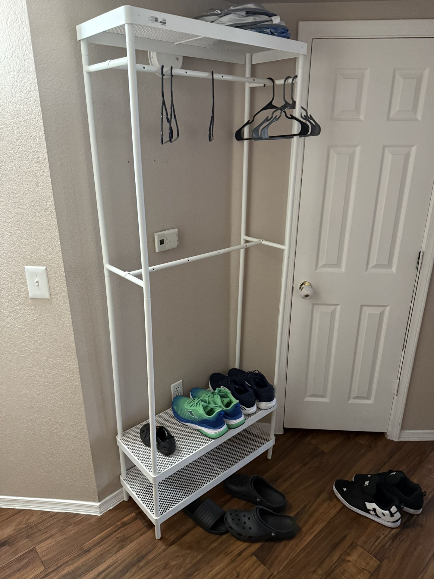 Shoes And Clothing Rack
