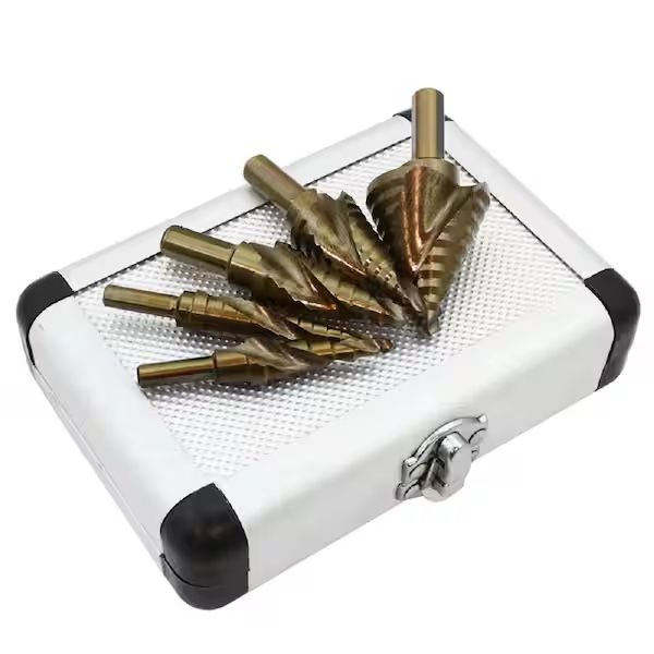 Industrial Cobalt Steel Step Bits Set (5-Piece)31014