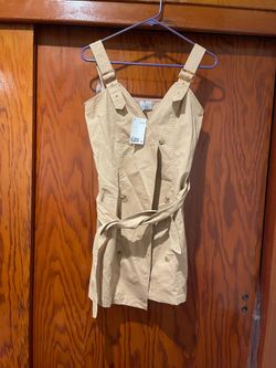 Cotton Tan Dress Size 4
