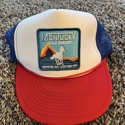 Montucky Cold Snacks Beer Trucker Hat, NEW