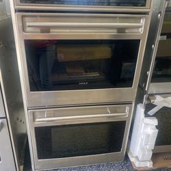 30 INCH DOUBLE WALL OVEN WOLF 