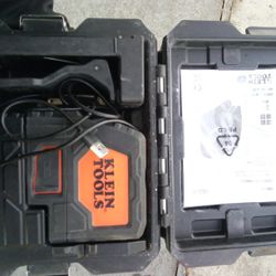 
Klein Tools Rechargeable Self-Leveling Green Cross-Line Laser Level with Red Plumb