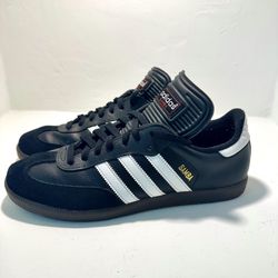Adidas Samba Classic Black White Gum Size 9.5 Men 034563 Soccer Sneakers