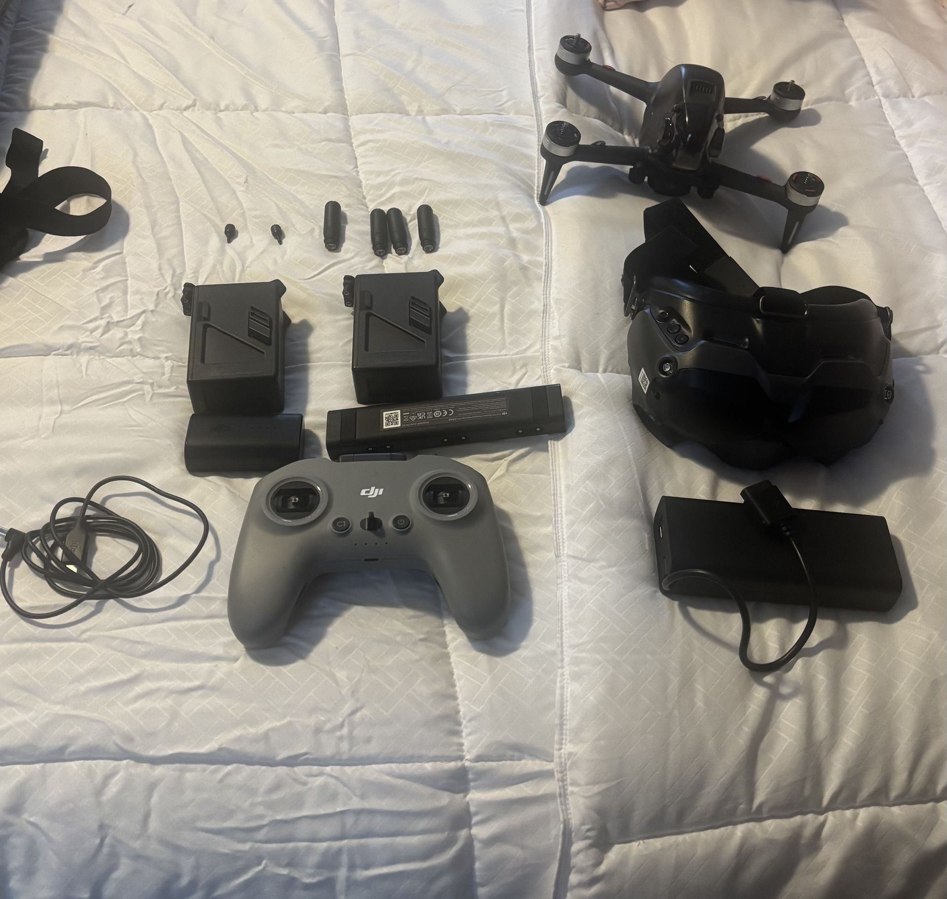DJI drone With goggles