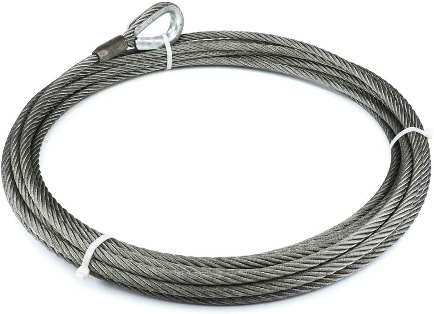 New WARN 79294 WINCH CABLE & HOOK 1/2" X 60' - 26,600 LB