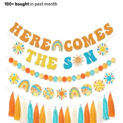 Here comes the son baby shower decorations