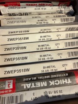Band saw blades different sizes