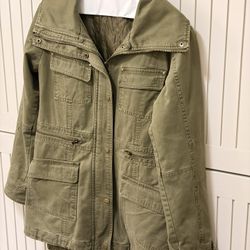 Women’s Casual Army Green Jacket 