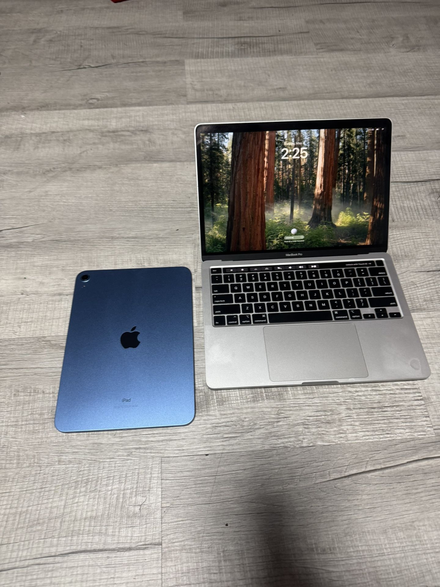 Mac book 2020 & Ipad 10th gen blue