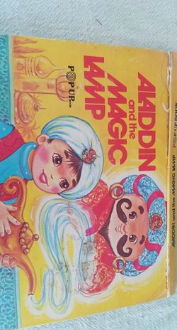 Vintage aladdind and the magic lamp book