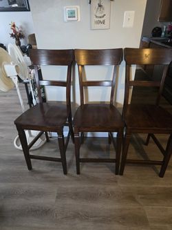 Tall Cherry Wood CHAIR VERY GOOD CONDITIONS