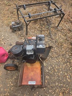 Bring some stratton, eight horsepower motor on three point eight tiller, for larger, small garden tractors that make sense.Yeah