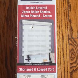 Window Blinds  Double Layer Zebraroller Shades $10