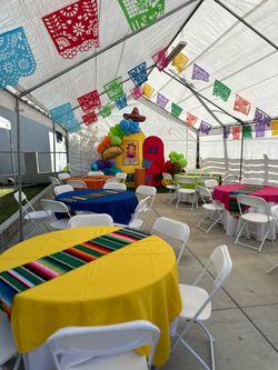 Tent decoration balloons