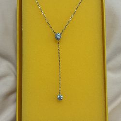 Swarovski Necklace Silver 