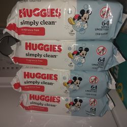 HUGGIES WIPES 4 PACKS FOR $10 OR TRADE 