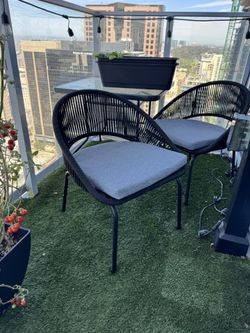 Patio Chairs + Table