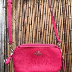 Authentic Coach Purse - hot pink