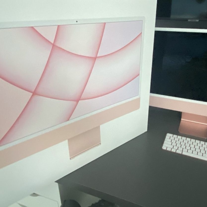 imac 24 m1 8gb 256gb Pink/red