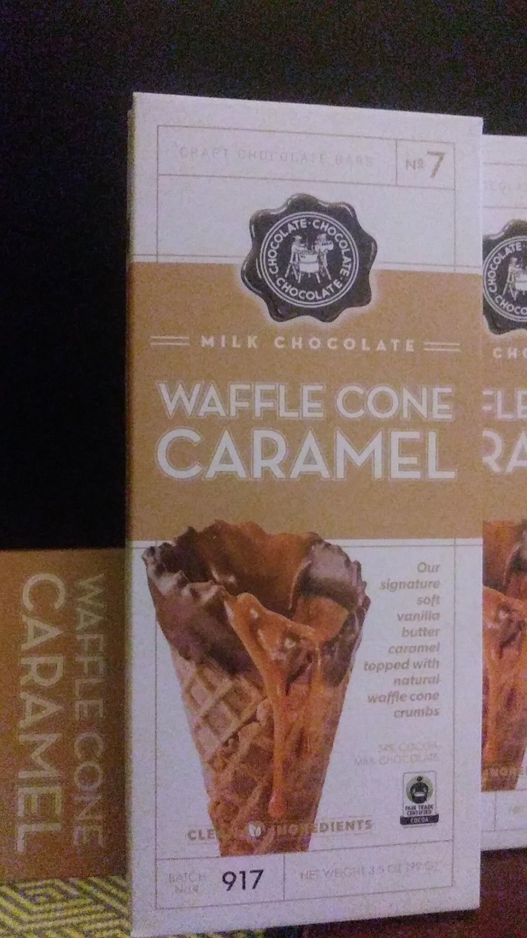 WAFFLE CONE CARAMEL MILK CHOCOLATE