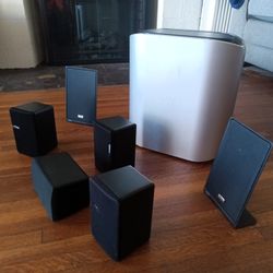 7 Pieces Surround Sound Home Stereo Speaker  System