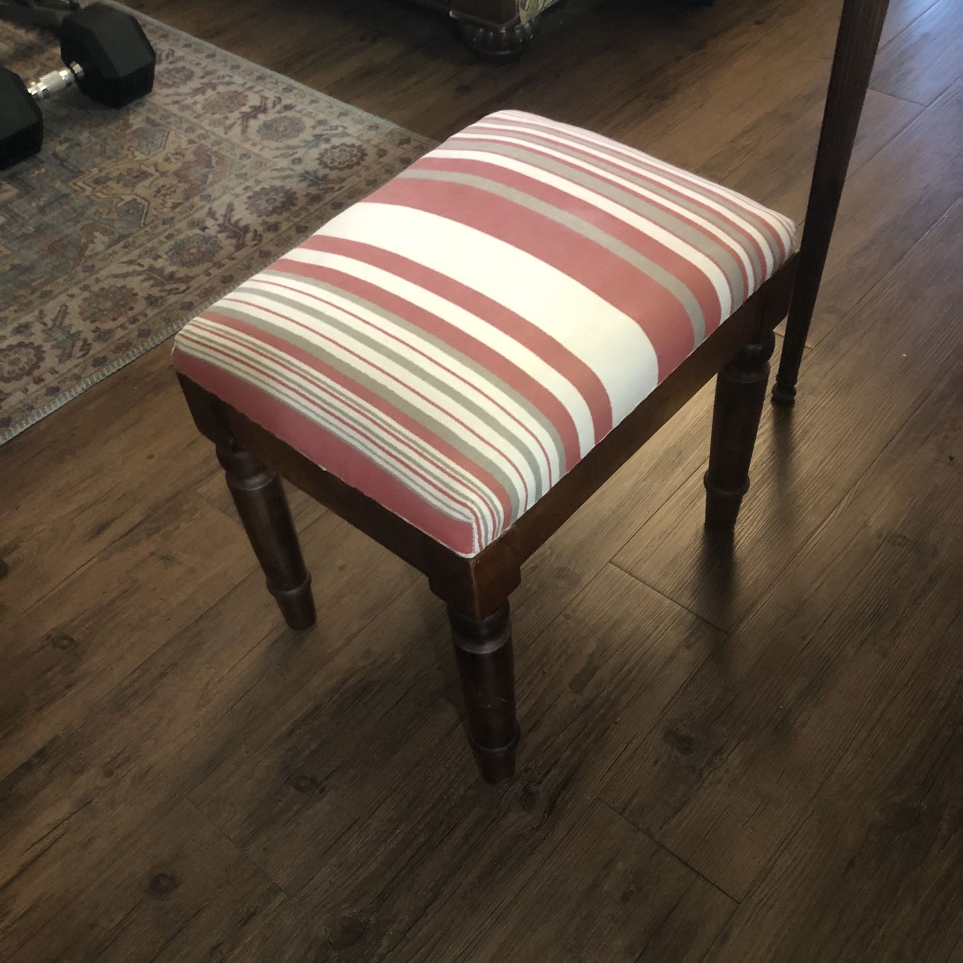 Antique Seat and Foot Stool
