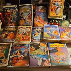 Disney Classics VHS Tapes