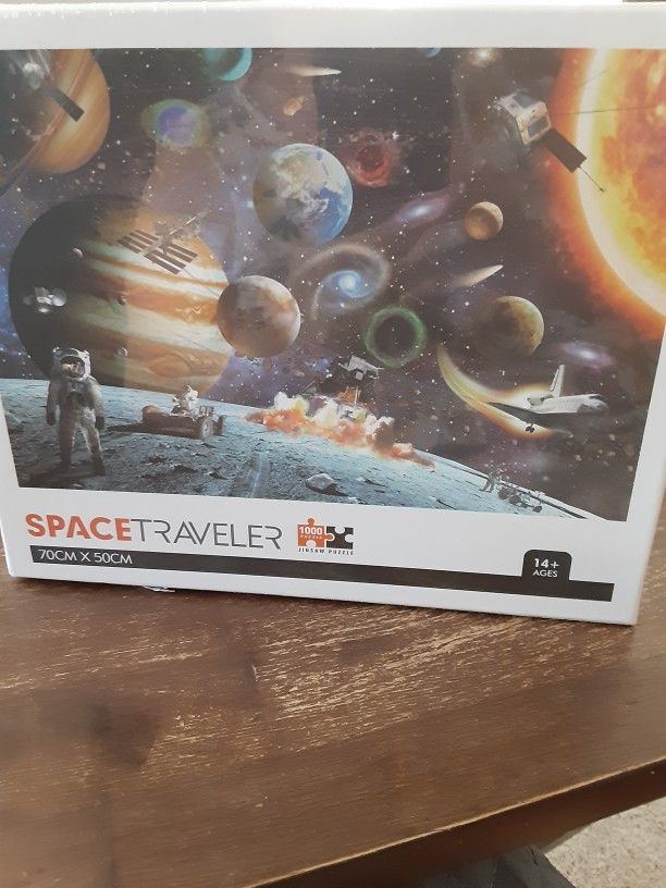 Space Traveler JIGSAW PUZZLE New