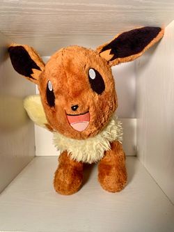 Pokémon Eevee Build-A-Bear Plush – Official BABW Collectible – Large Stuffed Animal