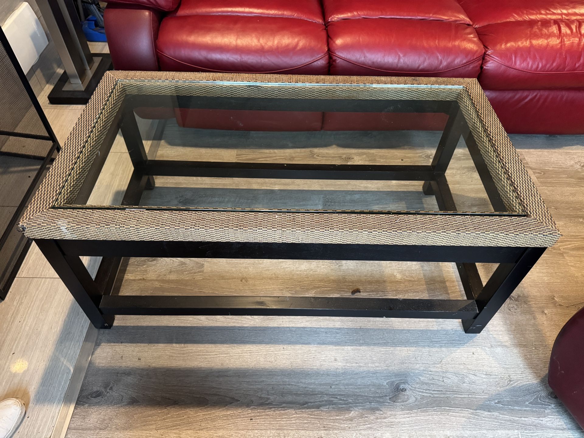Glass Top Coffee Table