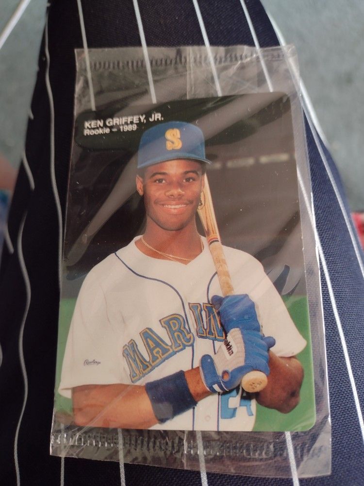 Baseball Ken Griffey Jr. Mother's Cookie Card. Vintage Factory 6 Cash Porch Pickup Redmond