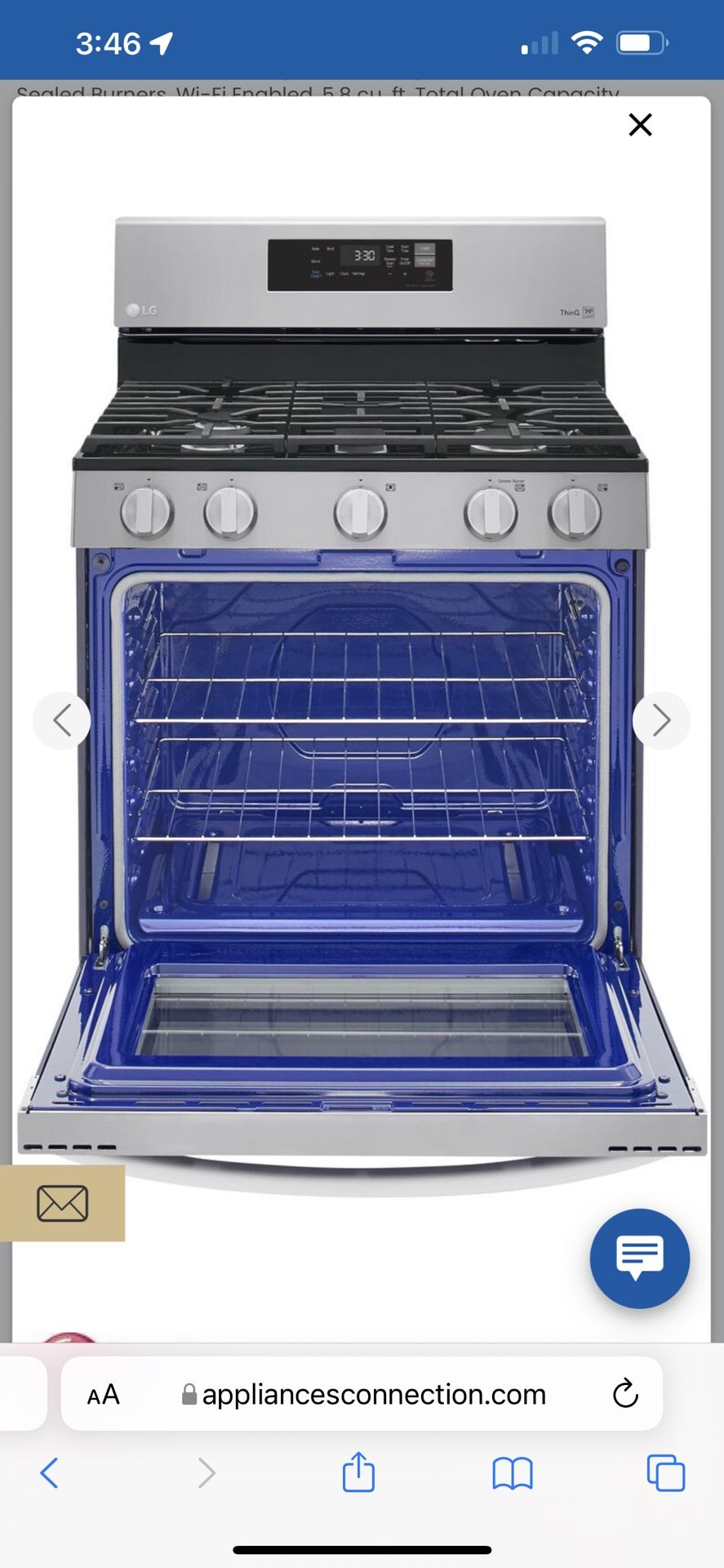 Lg Gas Oven
