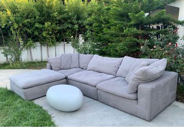 Dream Cloud Sectional + Matching Ottoman