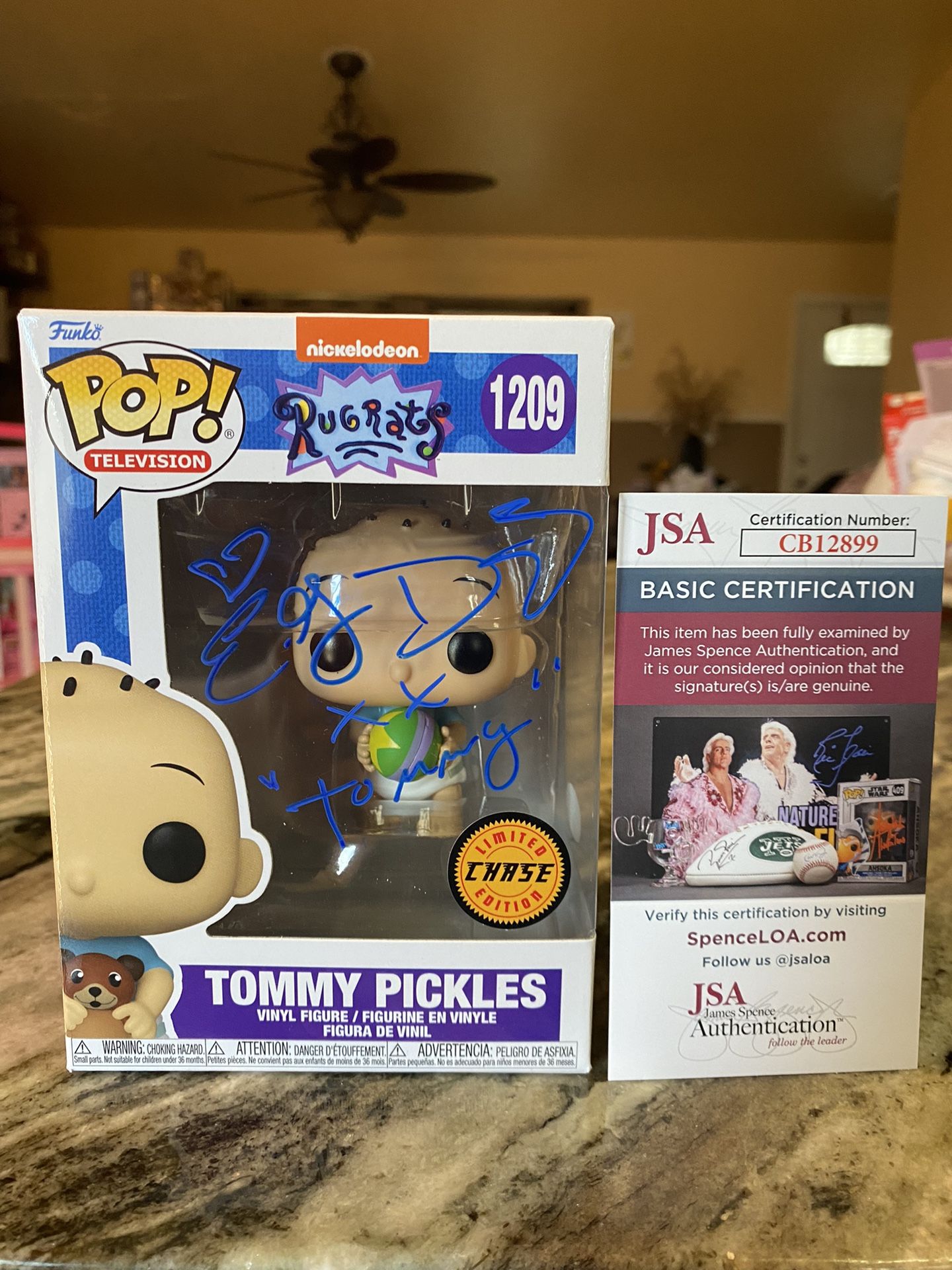 Tommy Pickles Chase Signed Funko Pop