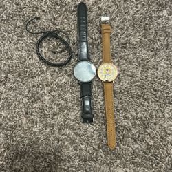 2 watch and bracelet
