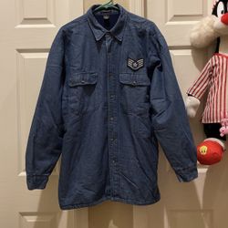 Denim Mens Coat Vintage