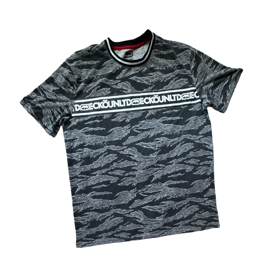 XL ECKO UNLTD MENS Grey Camo T-Shirt