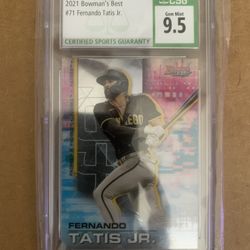 2021 Bowman’s Best #71 Fernando Attis Jr. CSG 9.5