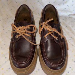 Timberland Platform, Brown Shoes, Size 9