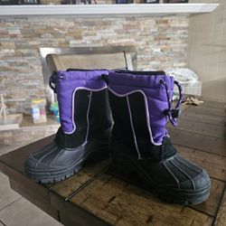 girls snow boots, size: 11