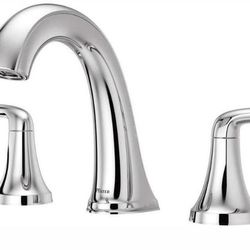 Ladera 8 in. Widespread Double Handle Bathroom Faucet