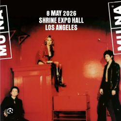 Muna at Shrine Auditorium 5/8/26