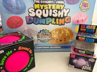 Mystery Squishy Dumpling and NeeDoh